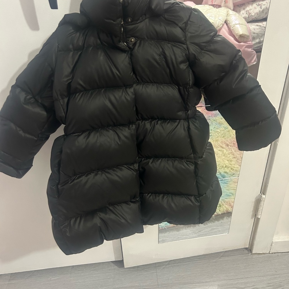 Ralph Lauren POLO Kids' Black Puffer Coat